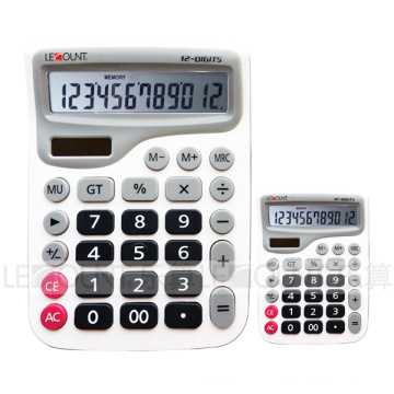 12 dígitos de doble poder &quot;Twin-Set&quot; calculadora con 2 tamaños opcionales (LC271 y LC272)